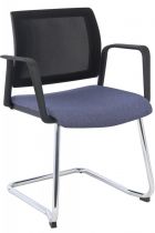 Krzesło konferencyjne Set Net V chrome