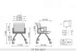 Krzesło Konferencyjne ORTE OT 3DH 260