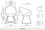 Krzesło konferencyjne OX:CO OX 290