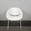 Krzesło stacjonarne So Happy - POLEASINGOWY- białe